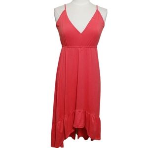 Ardene Woman's Size Large Coral Spaghetti Strap Dress
